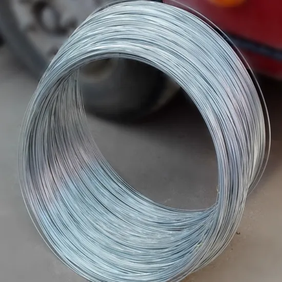 Filo di ferro galvanizzato/galvanizzato per balle di diametro interno di 2,0~4,5 mm/filo di ferro rilegato zincato per pieno