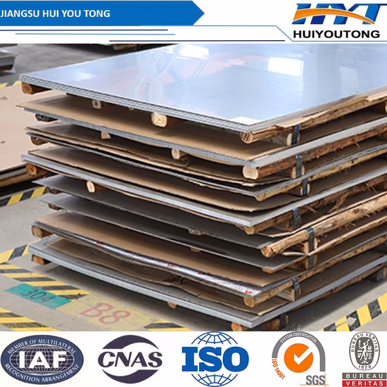 Lamiera piana in acciaio inossidabile Ss con AISI ASTM 201 202 304 304L 316 316L 309 310 410 420 430 904L N. 4 2b 8K Ba Hl Specchio 0,8 mm 4 * 8 Prezzo di fabbricazione del metallo in Cina